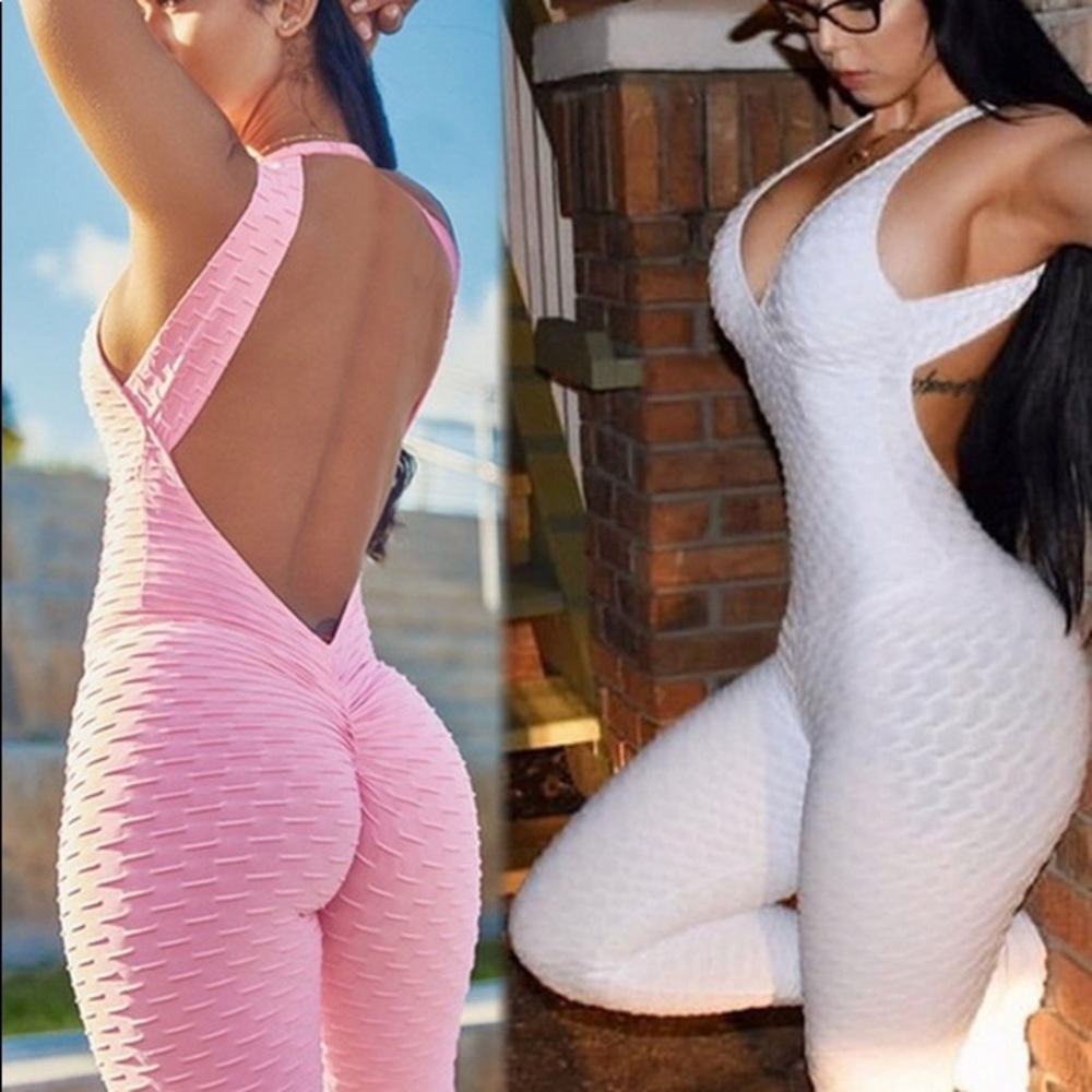 Last1! - Yoga Unitard Jumpsuits Workout Jumper … - Picture 6 of 16